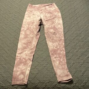Light Purple Tie Dye Popflex Leggings - Size S
